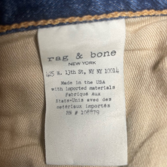 rag & bone Distressed Cutoff Denim Shorts size 26 - Picture 8 of 8